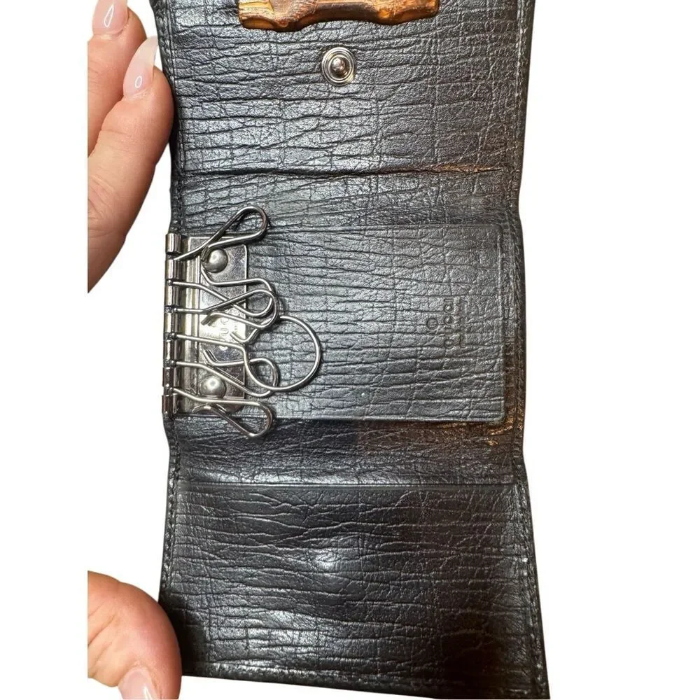 GUCCI Bamboo key case ✨Vintage✨ Authentic - Picture 10 of 15